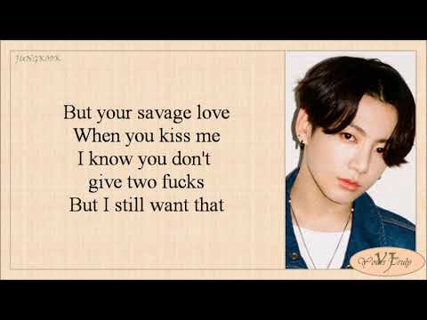 BTS (방탄소년단) 'Savage Love' (Laxed – Siren Beat) [BTS Remix] Lyric Video